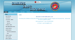 Desktop Screenshot of marinenavybin.com