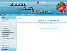 Tablet Screenshot of marinenavybin.com